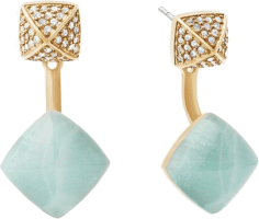 Boucles d'oreilles Michael Kors référence 109223 en acier inoxydable et turquoise pour femme