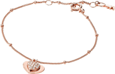 Bracelet Michael Kors collection Love en argent 925 plaqué or rose
