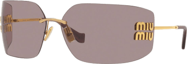 Lunettes de Soleil Miu Miu Runway MU 54YS en métal