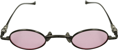 Lunettes de soleil Chrome Hearts vintage rondes en métal