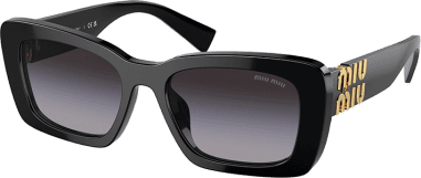 Lunettes de Soleil Miu Miu Glimpse MU 07YS forme rectangle en acétate