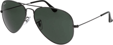 Lunettes de soleil Ray-Ban Aviator Classic gun metal RB3025 W0879 forme pilote