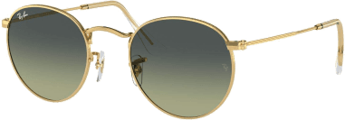 Lunettes de soleil Ray-Ban Round Metal RB3447 001/BH Rondes Arista doré gold