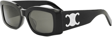 Lunettes de soleil Celine Triomphe XL 01 CL40282U en acétate avec logo XL