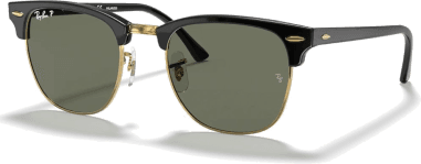 Lunettes de soleil Ray-Ban Clubmaster RB3016 901/58 noir polarisés