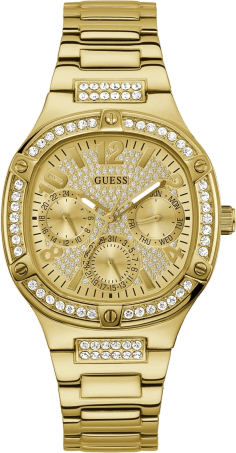 Montre Femme Guess Duchess GW0558L2 en acier doré jaune multifonction