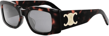 Lunettes de soleil Celine Triomphe XL 01 CL40282U en acétate avec logo XL