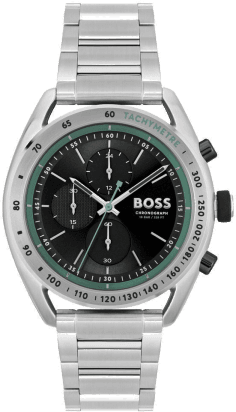 Montre Hugo Boss 1514023 Center Court Acier et Cadran Noir