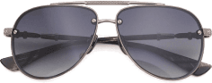 Lunettes de soleil Chrome Hearts Billie II forme aviator en métal