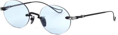 Lunettes de soleil Chrome Hearts Sinnergasm B monture ovale en métal