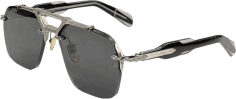 Lunettes de Soleil Jacques Marie Mage Silvertone aviator silver en aluminum magnesium
