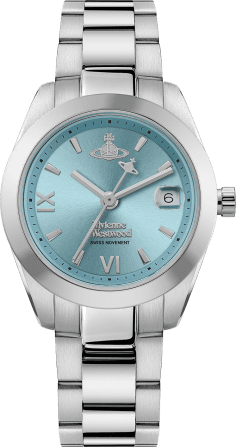 Montre Femme Vivienne Westwood VV292TQSL Fenchurch - Cadran Turquoise & Bracelet Acier Argent