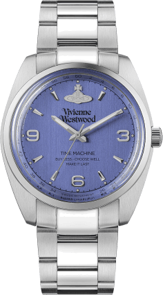 Montre Femme Vivienne Westwood Pennington VV274MBLSL - Cadran violet, bracelet acier argenté