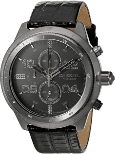 Montre Homme Diesel Padlock Chronographe Noir DZ4437