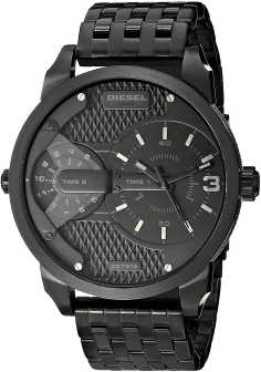 Montre Diesel DZ7316 Mini Daddy en Acier Inoxydable Noir