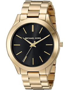 Montre Femme Michael Kors MK3478 Acier Doré et Cadran Noir