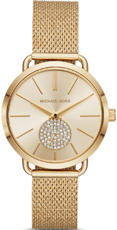 Montre Michael Kors MK3844 Portia en Acier Argenté et Maille Milanaise