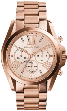 Montre Femme Michael Kors Bradshaw MK5503 Acier Or Rose - Chronographe