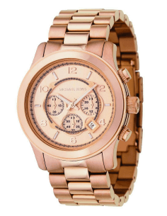 Montre Michael Kors MK8096 Chronographe en Acier Or Rose