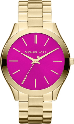 Montre Femme Michael Kors MK3264 cadran fuchsia et bracelet doré