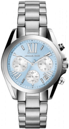 Montre Femme Michael Kors Bradshaw MK6098 - Cadran Bleu Pastel & Bracelet Acier