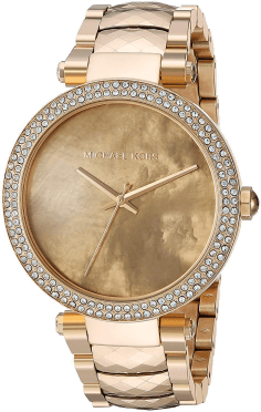 Montre Femme Michael Kors Parker MK6425 en Acier Doré, Bracelet à Maillons