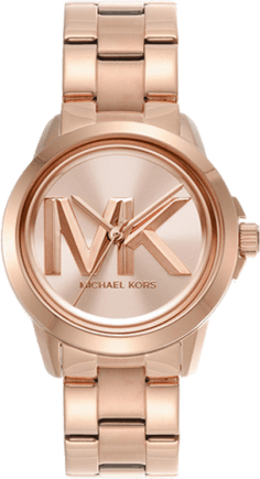 Montre femme Michael Kors MK7318 cadran MK bracelet en acier inoxydable plaqué or rose