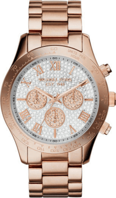 Montre Michael Kors MK5946 Layton au Cadran Brillant et Index Or Rose