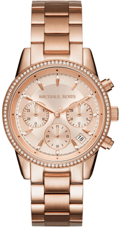 Montre Femme Michael Kors Ritz MK6357 en acier or rose
