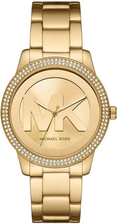 Montre Michael Kors Tibby MK6879 pour Femme, Cadran et Bracelet en Acier Doré Jaune