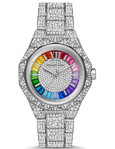 Montre Michael Kors MK7365LE Pride - Cadran Rainbow Pavé Multicolore - Edition Limitée Femme