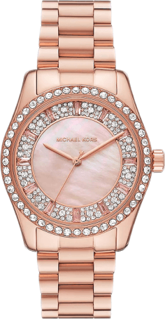 Montre Femme Michael Kors Lexington MK7444 en Acier Or Rose à Cadran Pavé