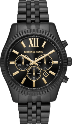 Montre Homme Michael Kors MK8603 Lexington - Chronographe Noir Acier