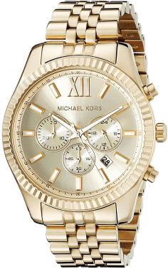 Montre Homme Michael Kors MK8281 Lexington en Acier Inoxydable Doré