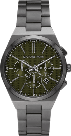 Montre Homme Michael Kors MK9118 Acier Anthracite Cadran Vert