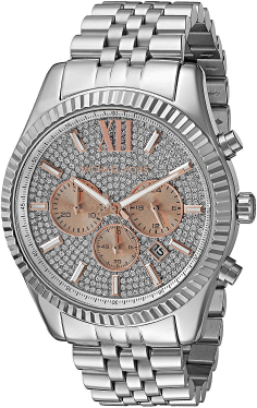 Montre Homme Michael Kors MK8515 Lexington Chronographe Acier Argent
