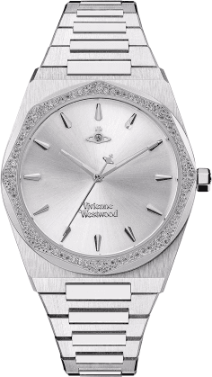 Montre Femme Vivienne Westwood Limehouse VV244SLSL - Boîtier argent strass, bracelet acier