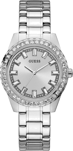 Montre Femme Guess GW0111L1 Sparkler en Acier Inoxydable Argenté avec Strass