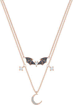 Collier Swarovski Prosperity 5491565 plaqué or rose cristaux multicolores