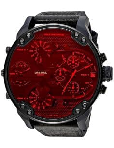 Montre Diesel Mr Daddy 2.0 DZ7402 - Cadran Noir 57mm - Bracelet Cuir Homme