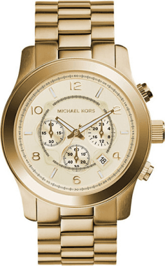 Montre Michael Kors MK8077 Chronographe Acier Doré Jaune