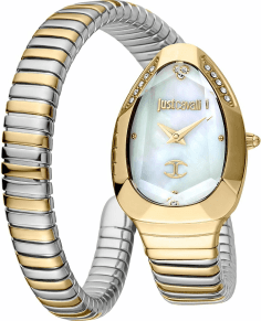 Montre Femme Just Cavalli JC1L208M0065 Bicolore Argent/Or Rose Cadran Nacre