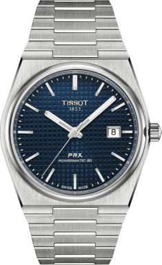 Tissot PRX Powermatic 80 T1374071104100 - Montre Homme Automatique Acier Cadran Bleu