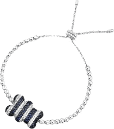 Bracelet APM Monaco ajustable Yummy Bear Saint Tropez en argent 925