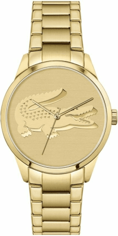 Montre Femme Lacoste Ladycroc 2001175 - Boîtier et bracelet acier doré