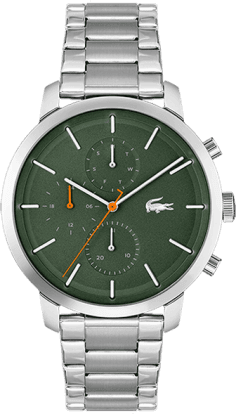 Montre Homme Lacoste Replay 2011178 - Cadran Vert et Acier Argenté