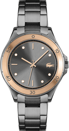 Montre Lacoste Swing 2001224 pour Femme - Cadran et bracelet acier gris