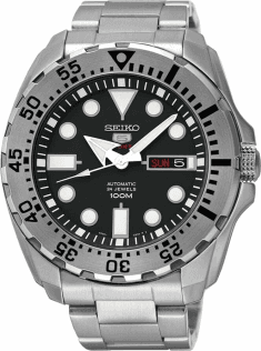 Montre Seiko 5 Sports SRP599J1 Automatique Homme, Cadran Noir 44mm, Acier