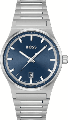 Montre Homme Hugo Boss 1514076 Condor - Cadran Bleu Soleillé & Bracelet Acier