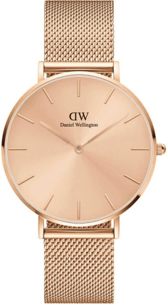 Montre Femme Daniel Wellington Petite Unitone DW00100470 Cadran et Maille Or Rose 28 mm